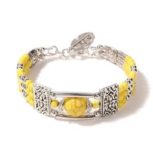 ‎BOHO VINTAGE DESIGN SILVER BRACELET